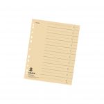 Trennblatt A4 hinterklebt chamois Pack a 100Stck