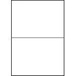 Inkjet Laser Copy Etikett 210x148mm weiss 100 Blatt A4