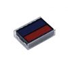 Ersatzkissen fr Trodat 6/4850 zweifarbig blau/rot 2er Pack